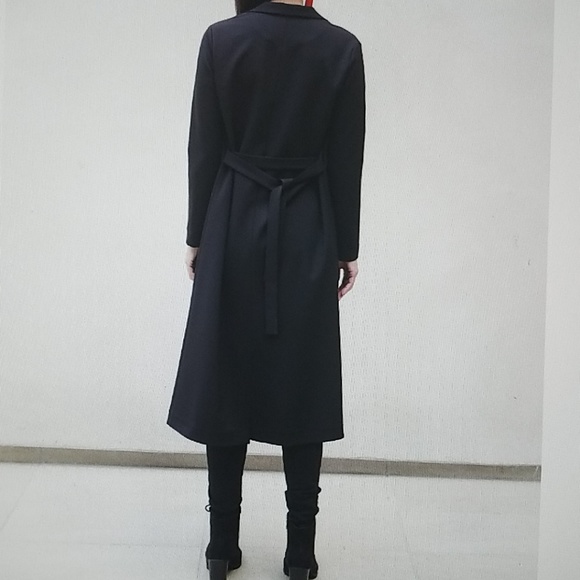 Black Long Coat  Blazer - Picture 6 of 8